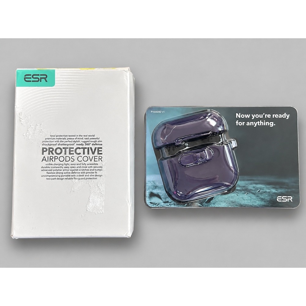 ESR AirPods 5 4 Case MagSafe Purple New Cyber FlickLock Rugged Protective Cover